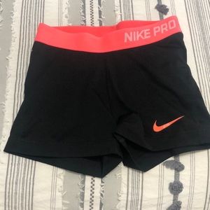 Nike Pro spandex shorts